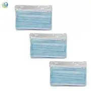 30 PCS 3-Ply Face Mask Non-Medical Surgical Earloop Mouth Nose Cover Sealed Bag