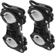 2pcs 720 Adjustable Bike Light Mount Rotating Flashlight Holder for Mountain Biking Easy Install Bicycle Torch Clamp for Outdoor Cycling Adventures