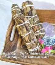 Smudge Stick. Black Sage. Wicca. Witchcraft