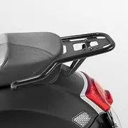Lorababer Motorcycle Rear Seat Luggage Rack Steel Cargo Carrier Holder Plate Bracket Compatible with P.iaggio Vespa GTS300 GTS 300 Rear Rack Extender Support Shelf