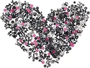 400pcs Resin Nail Charms 3D Bow Butterfly Flower Charms Nail Gems for DIY Manicure Crafts Jewelry Accessories