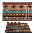 Boho Placemats Set of 6 Tribal Southwestern Place Mats Kitchen Dining Table P...