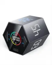 Pomodoro Timer Cube, Hexagon Productivity Timer, Pause & Resume, Silent, Vibr...