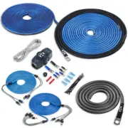 NVX XKIT86 | OFC 8 Gauge Complete 6-Ch Amplifier Wiring Kit w/ RCA