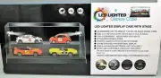 Course Box showcase LED Display for Models Car Scale 1:24 1:43 Display Case
