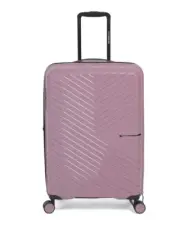 TRAVELERS CHOICE 26in Pink Mauve Hardcase Expandable Carry-On TSA Lock Spinner