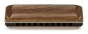 Suzuki Manji M-20W Harmonica 10-Hole Walnut Cover Key of G New