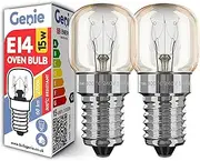 2 Pack of Premium Quality 300C Heat Tolerant Halogen E14 Oven Bulbs 40W 230V Lamp for WestingHouse/LG/Smeg/Whirlpool/Samsung/Bosch Ovens, Microwaves and Cooker Bulb Light Bulbs (15, Watts)