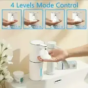Rechargeable Automatic Touchless Foaming Soap Dispenser 380ml Bathroom Kitchen