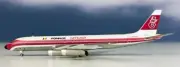 Aeroclassics AC219871 Pomair Ostend DC-8-32 OO-TCP Diecast 1/200 AV Jet Model