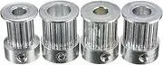 20/16 Teeth Timing Pulley Bore 5/6.35/8mm for Belt Wide 10mm 2GT Pulley Universal Kayak Boat Parts Accessories(#1)