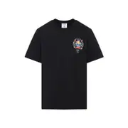 [Casablanca] Casablanca-Black Organic Cotton Casa Way T-Shirt-Uomo S STAND