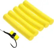 Acunny Cylinder Float Foam Sticks, Fly Binding Rigs Stick, Cylinder Eva Fishing Foam 5 x Float Sticks, Pop Up Bait Feeder Tackle, Lightweight Fly Tying Rig Material Hooks for Pond Flow