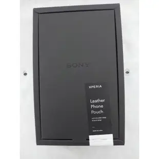 SONY 極簡皮革手機袋(黑色) 6吋 XPERIA 手機袋 手機皮套