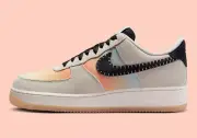 Nike Air Force 1 '07 N7 Light Bone Citron Beige Black FZ3609-072 sz 12 Men's