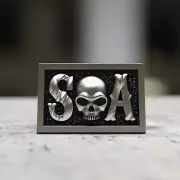 Sons of Anarchy 925 Sterling Silver Skull Ring | Handcrafted Biker Jewelry