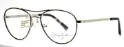 SEAN JOHN SJO5106 045 Silver Black Tortoise Mens Aviator Eyeglasses 55-18-145