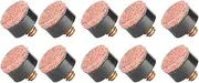 10PCS Screw-on Billiard Cue Tips Billiards Rod Stick Replacement Parts Repair Tool Supplies Accessories - 10-13mm (12mm) Pool