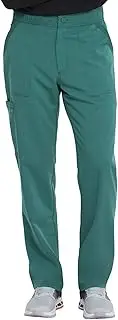 [Dickies] Men's Scrub Pant Mid Rise Straight Leg Pants with 6 Pockets, Zip Fly Front DK220