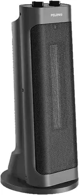 Stylish & Safe 1500W Electric Space Heater: Widespread Oscillation, Cool Touch