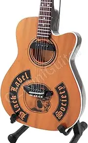 Miniature Acoustic Guitar Zakk Wylde Black Label Society Epiphone