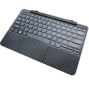 【Ezstick】ACER One 10 S1003 黑色立體紋機身貼(含平板機身背貼、鍵盤基座貼)