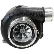 Aeroflow Boosted 5855 1.06 T3 Flange V-Band Outlet GTX3076 Black - AF8005-3007BLK