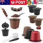 2PCS Refillable Reusable Coffee Filter Capsule Pods For Nespresso-Maker Machine