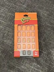 Cheetos Flamin Hot 18 Press On Nails nail set pepsi co NEW orange flames fire