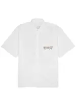 Givenchy World Tour Printed Cotton-poplin Shirt - White - 39 (C15.5 / M) 39 (C15.5 / M)