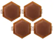 Burt's Bees Dog Palm Slicker Natural Bamboo Fur Safe Grooming Brush Set of 4 NEW