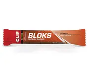 Clif Shot Bloks Energy Chew - Orange with 25mg Caffeine- Single