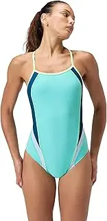 [Speedo] Women's Swimsuit One Piece Quantum Splice Thin Strap High Cut Solid