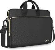 [kizuna] Laptop Sleeve Case 13 Inch Computer Shoulder Bag for 14" MacBook Pro M3 2023/M2 M1 Max /13.6" New MacBook Air M2/14 Lenovo ThinkPad X1 Carbon/Yoga C740 S740 C930/14 IdeaPad Flex 5i, Black