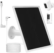 Solar Panel Charger for Ring Camera, Compatible with Stick Up Cam, Stick Up Cam Pro, Spotlight Cam Plus/Pro, 6W5V (1)