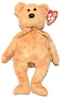 MWMT Ty Beanie Babies Cashew Teddy Bear Light Brown 2000 New Millennium