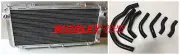 QLD-Aluminum Radiator + BLACK Hose For Toyota MR2 SW20 3SGTE MT 1990-1997 91 92