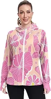 [Caihoyu] Thin Hoodies For Women Quick Dry Plain t Shirts UPF 50+ Protection Sweatshirt For Women Athletic Jacket