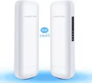 2 Pack Wireless Bridge Point to Point for 5KM Remote Transmission 5G WiFi 900Mbs