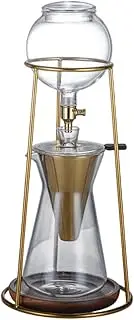Llazsybz Ice Drip Coffee Maker Adjustable Speed Cold Brew Coffee Dripper for Home Bar