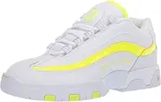 [DC Shoes] DC Women's Legacy LITE Skate Shoe, White/Yellow, 5.5 B M US
