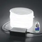 32.8FT Outdoor LED Rope Light Waterproof COB LED Strip Lights for Indoor 6000...