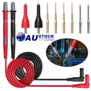 Multimeter Test Leads Set for Fluke Meter Electrical Alligator Clip Probes Pins