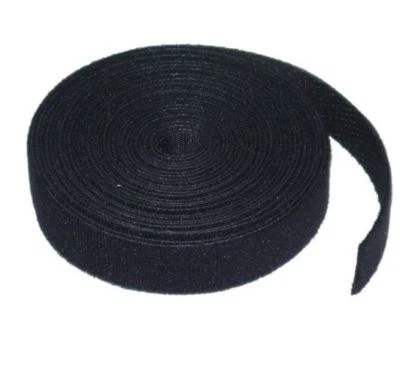 Hook and Loop Tape 11m x 12mm Wide - Black