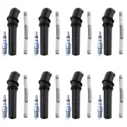 NGK 8 Iridium IX Spark Plugs 8 Coil Boots Kit for Ford Mustang 4.6L V8 DOHC VinY (for: Ford)