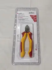 Wiha Tools 1000V Insulated Industrial Diagonal Cutters 6.3" soft grip 32933