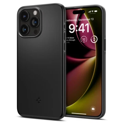 Spigen [Thin Fit] Phone Case for Apple iPhone 15 Pro Max / 15 Pro / 15 / 15 Plus