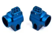 Team Associated 91760 Blue Aluminum Rear Hubs RC10B6 RC10B6D
