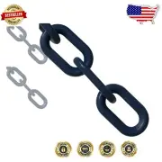 Durable 100ft Cobalt Blue Crowd Control Chain - Lightweight & Rust-Proof Design