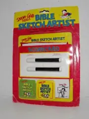 Dear God Kids Bible Sketch Artist Kit Game Rare New Worn Package (j)